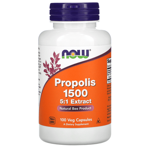 Now Foods Vitamins, Minerals, Herbs & More Now Foods Propolis 1500 100 Capsules