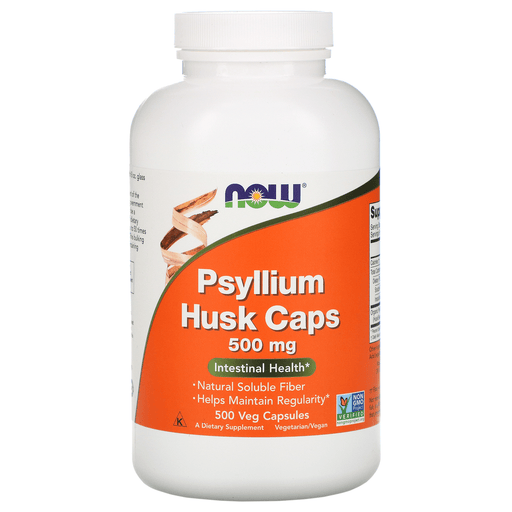 Now Foods Vitamins, Minerals, Herbs & More Now Foods Psyllium Husk Caps 500mg 500 Caps