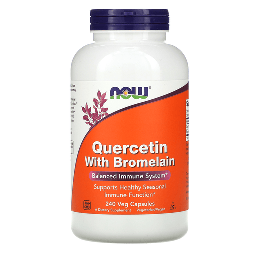 Now Foods Vitamins, Minerals, Herbs & More Now Foods Quercetin W/Bromelain 240 Vegetable Capsules