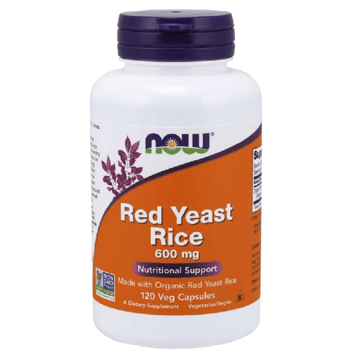 Now Foods Vitamins, Minerals, Herbs & More Now Foods Red Yeast Rice 600 Mg Org 120 Vegetable Capsules