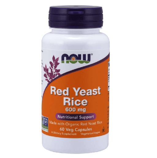 Now Foods Vitamins, Minerals, Herbs & More Now Foods Red Yeast Rice 600 Mg Org 60 Vegetable Capsules