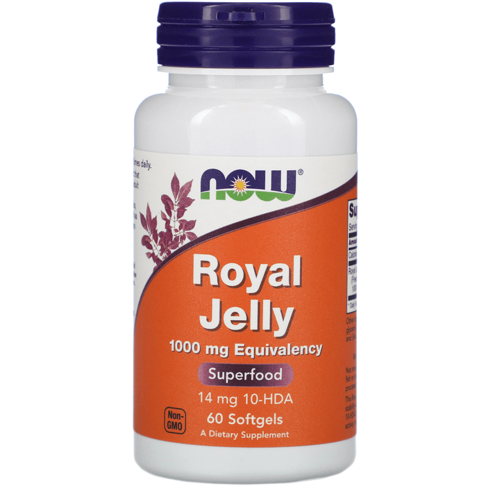 Now Foods Vitamins, Minerals, Herbs & More Now Foods Royal Jelly 1000mg 60 Gels