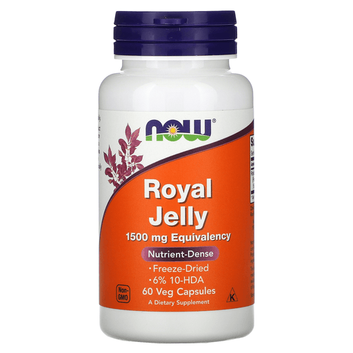 Now Foods Vitamins, Minerals, Herbs & More Now Foods Royal Jelly 1500 Mg 60 Capsules