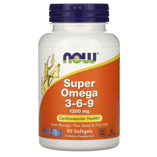 Now Foods Vitamins, Minerals, Herbs & More Now Foods Super Omega 3-6-9 1200 Mg 90 Softgels