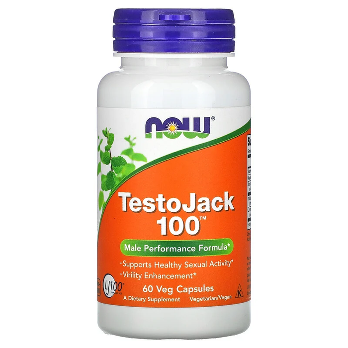 Now Foods Sports Nutrition & More Now Foods TestoJack 100 60 Vege Caps