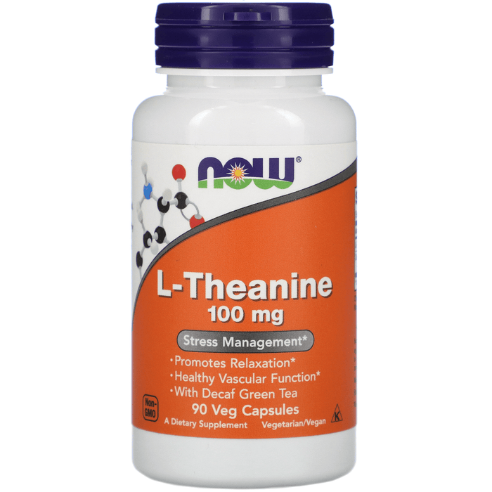 Now Foods Specialty Health Products Default Now Foods L-Theanine 100mg 90VC