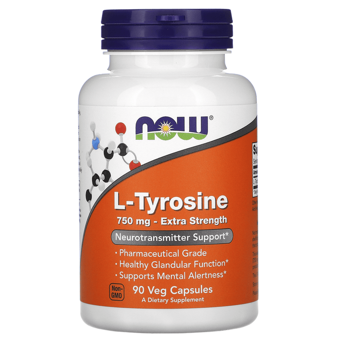 Now Foods Sports Nutrition & More Now Foods Tyrosine 750 Mg 90 Capsules