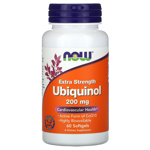 Now Foods Vitamins, Minerals, Herbs & More Now Foods Ubiquinol 200 Mg 60 Softgels