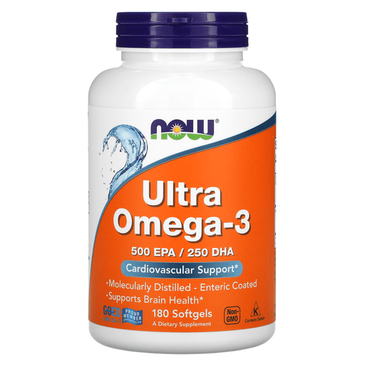 Now Foods Vitamins, Minerals, Herbs & More Now Foods Ultra Omega 3 Fish Oil 180 Softgels