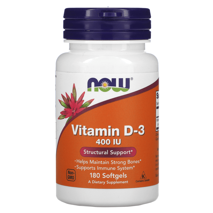 Now Foods Vitamins, Minerals, Herbs & More Now Foods Vit D-400 IU 180 Softgels