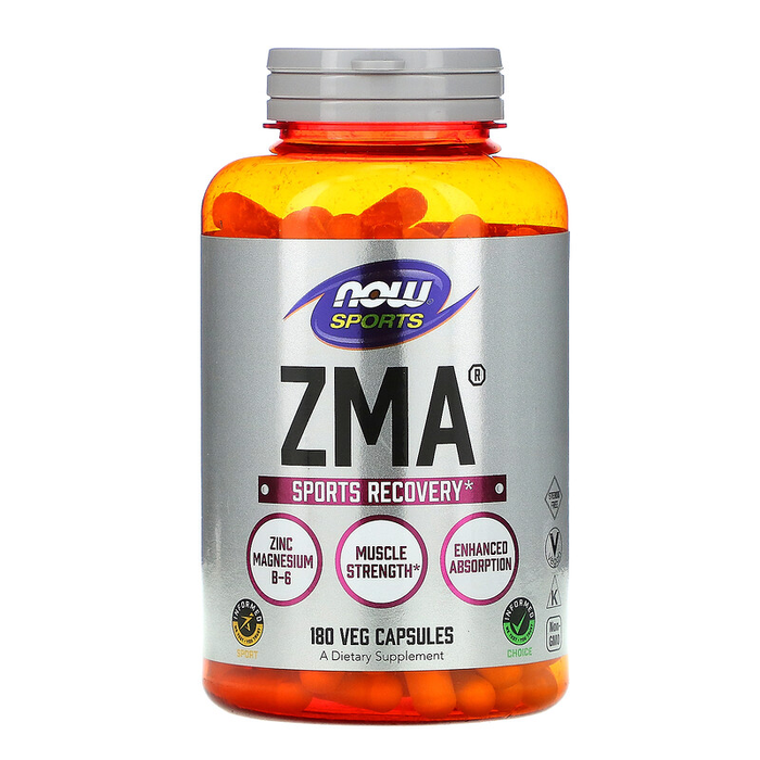 Now Foods Vitamins, Minerals, Herbs & More Now Foods ZMA 180 Caps