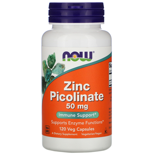 Now Foods Vitamins, Minerals, Herbs & More Now Foods Zinc Picolinate 50 Mg 120 Capsules