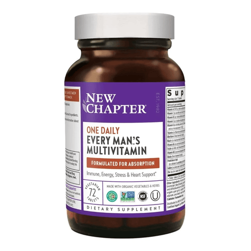 New Chapter Vitamins, Minerals, Herbs & More New Chapter Every Man's One Daily 72 Tabs