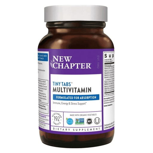 New Chapter Vitamins, Minerals, Herbs & More New Chapter Tiny Tabs 192 Tabs