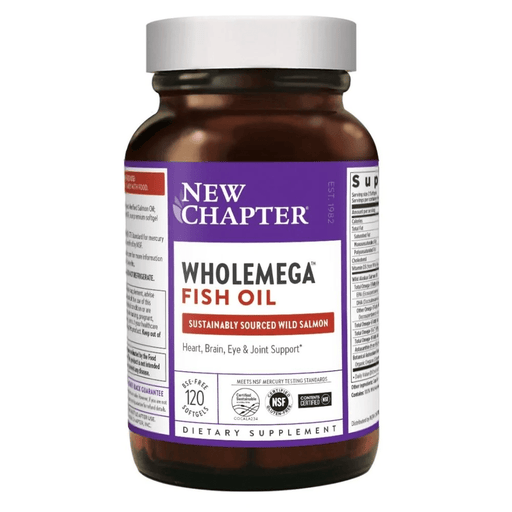 New Chapter Vitamins, Minerals, Herbs & More New Chapter WHOLEmega 1000mg 120 Soft Gels