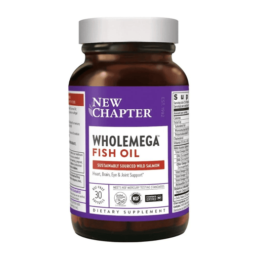 New Chapter Vitamins, Minerals, Herbs & More New Chapter WHOLEmega 1000mg 30 Soft Gels