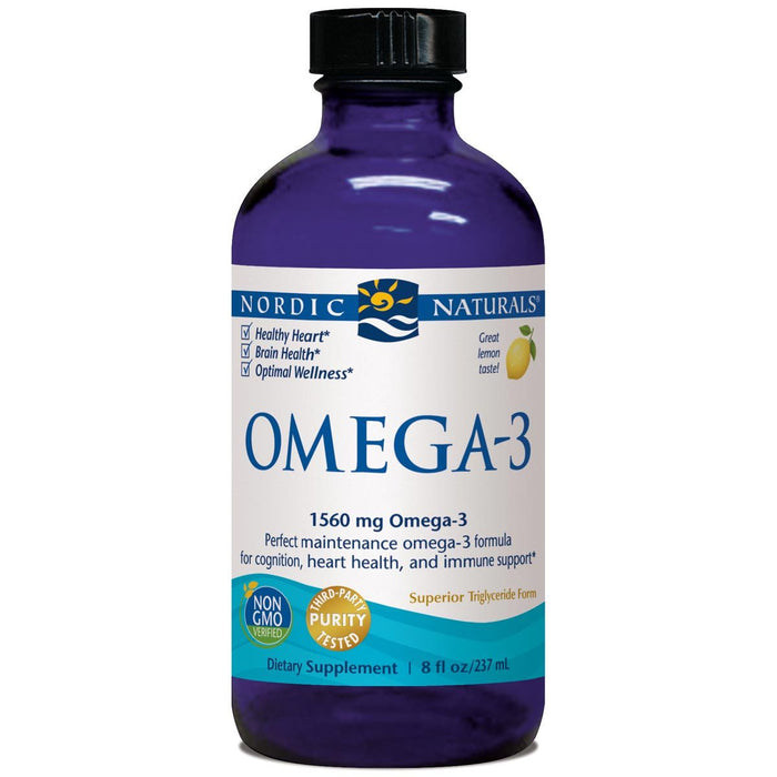 Nordic Naturals Vitamins, Minerals, Herbs & More Nordic Naturals Omega-3 Liquid Lemon 8 Fl Oz (581554962476)