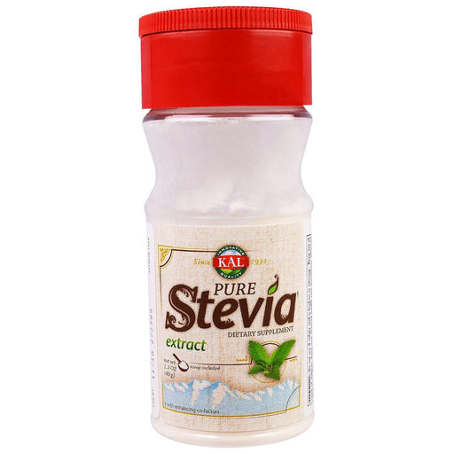 Kal Vitamins, Minerals, Herbs & More Kal Pure Stevia Powder Extract 1.3 oz (580623695916)