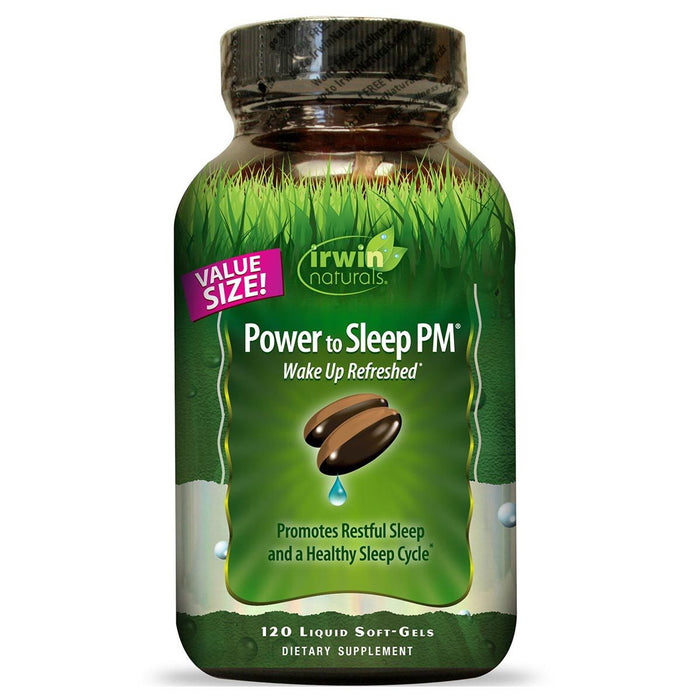 Irwin Naturals Vitamins, Minerals, Herbs & More Irwin Naturals Power to Sleep PM 120 Liquid Soft-Gels