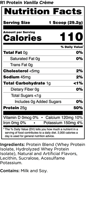 Rule1 Protein Powders Rule 1 Whey Isolate Protein 5lb