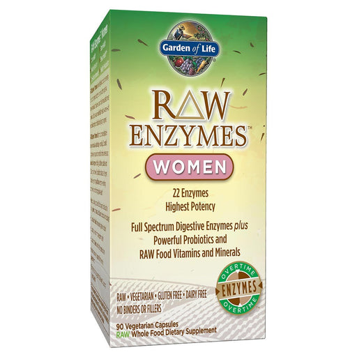 Garden of Life Vitamins, Minerals, Herbs & More Garden of Life Raw Enzymes Women 90 Vege Caps