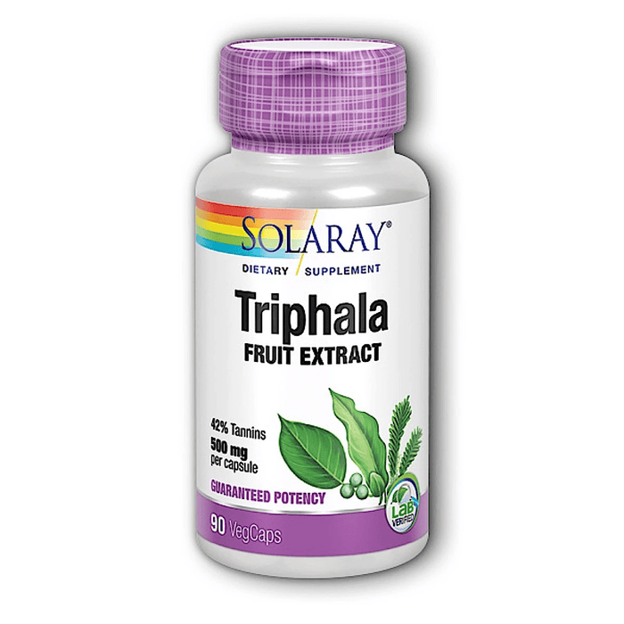 Solaray Vitamins, Minerals, Herbs & More Solaray Triphala Extract 500mg 90 Caps