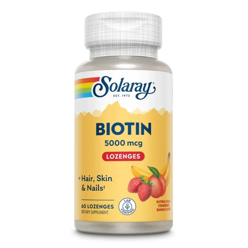 Solaray Vitamins & Minerals Solaray Biotin 5000mcg 60 Lozenges