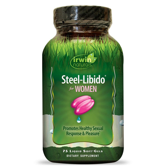 Irwin Naturals Vitamins, Minerals, Herbs & More Irwin Naturals Steel Libido for Women 75 Liquid Soft Gels (580755914796)