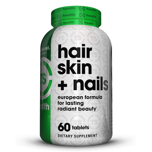 TOP SECRET NUTRITION Vitamins, Minerals, Herbs & More Top Secret Nutrition Hair Skin & Nails 60 Tabs