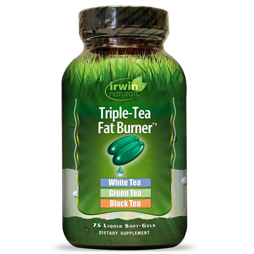 Irwin Naturals Sports Nutrition & More Irwin Naturals Triple-Tea Fat Burner 75 Liquid Soft Gels (581676924972)