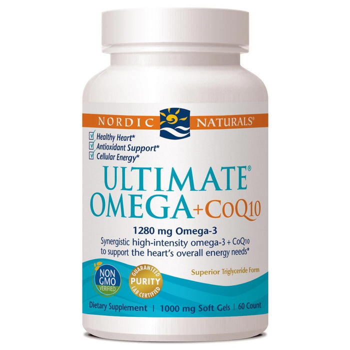 Nordic Naturals Vitamins, Minerals, Herbs & More Nordic Naturals Ultimate Omega + CoQ10 60 SoftGels