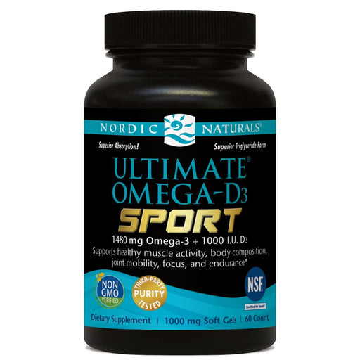 Nordic Naturals Vitamins, Minerals, Herbs & More Nordic Naturals Ultimate Omega-D3 Sport 60 SoftGels