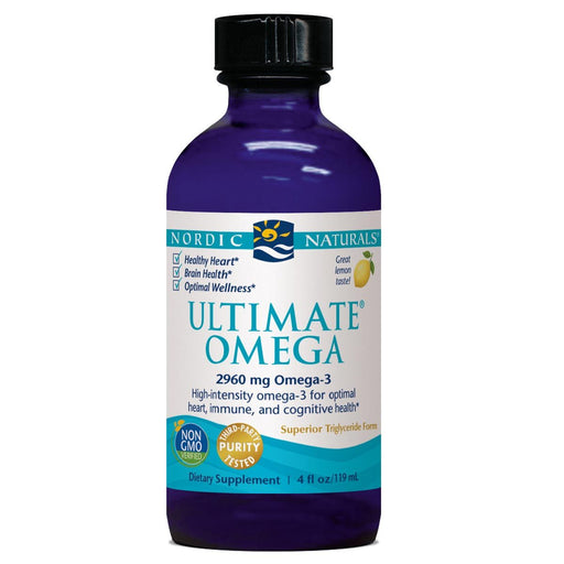 Nordic Naturals Vitamins, Minerals, Herbs & More Nordic Naturals Ultimate Omega Liquid Lemon 4 Fl Oz