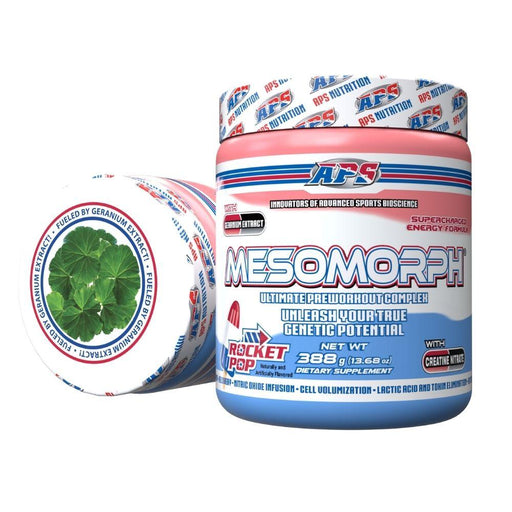 APS Nutrition Sports Nutrition & More Rocketpop Flavor APS Nutrition Mesomorph V3 388 Grams