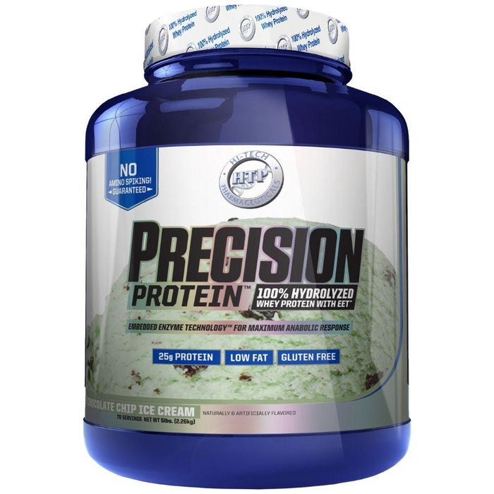 Hi-Tech Pharmaceuticals Protein Powders Mint Chocolate Chip Ice Cream Hi-Tech Pharmaceuticals Precision Protein 5lbs