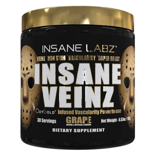 Insane Labz Nitric Oxide Grape Insane Labz Insane Veinz Gold 30 Servings