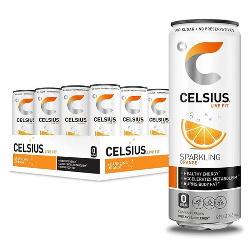 Celsius Drinks Orange Celsius Drink 12/Case