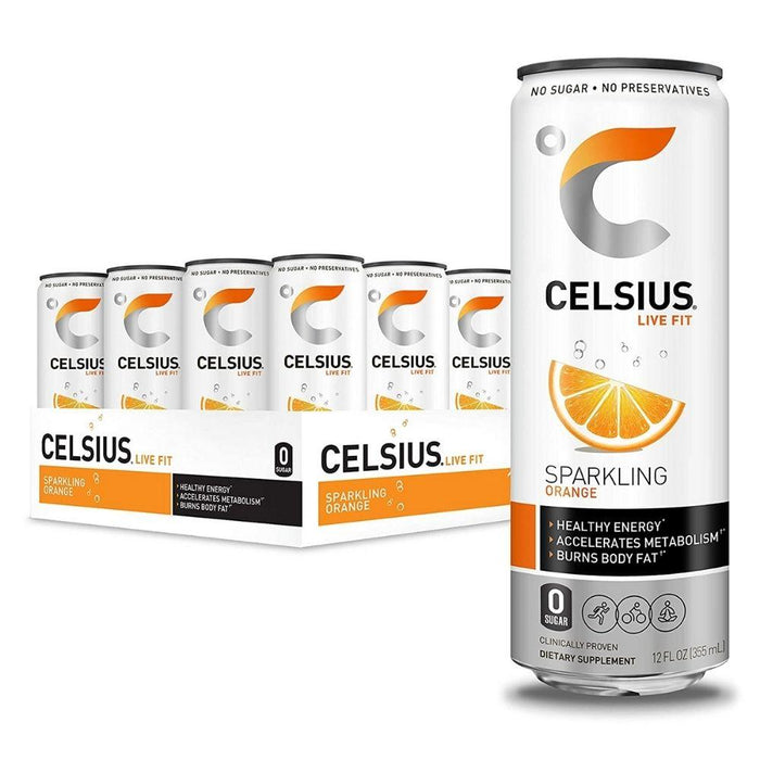 Celsius Drinks Orange Celsius Drink 12/Case