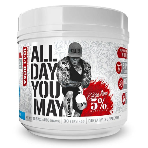 5% Nutrition Sports Nutrition & More Blue Raspberry 5% Nutrition All Day You May 30 Servings