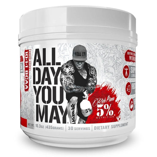 5% Nutrition Sports Nutrition & More Fruit Punch 5% Nutrition All Day You May 30 Servings