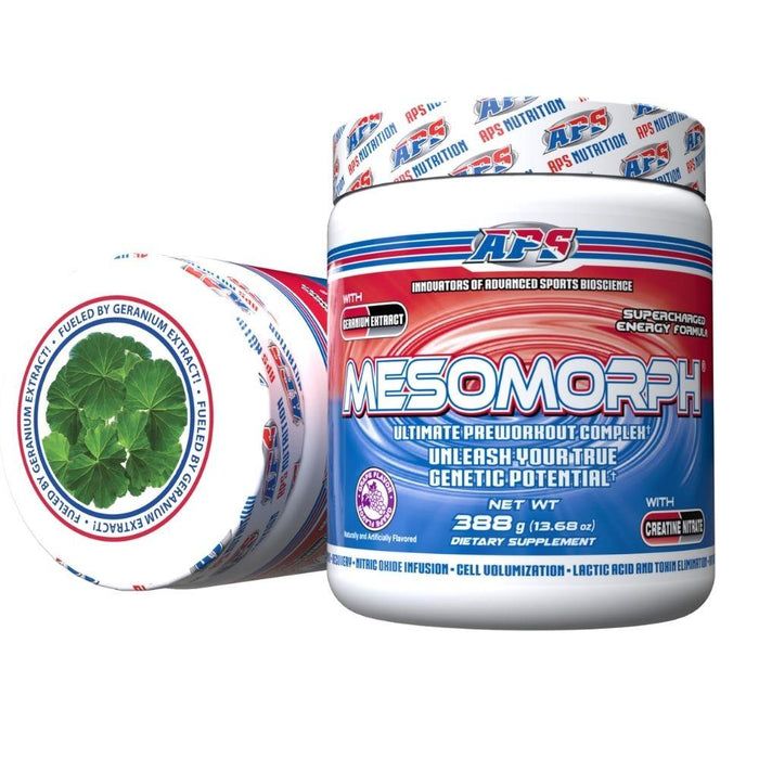 APS Nutrition Sports Nutrition & More Grape Flavor APS Nutrition Mesomorph V3 388 Grams