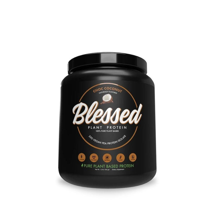 Blessed Protein Powders Choc Coconut Blessed Plant Protein 1lb