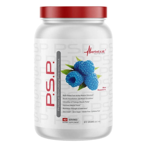 Metabolic Nutrition Nitric Oxide Blue Raspberry Metabolic Nutrition P.S.P 672 Grams (4612432658547)