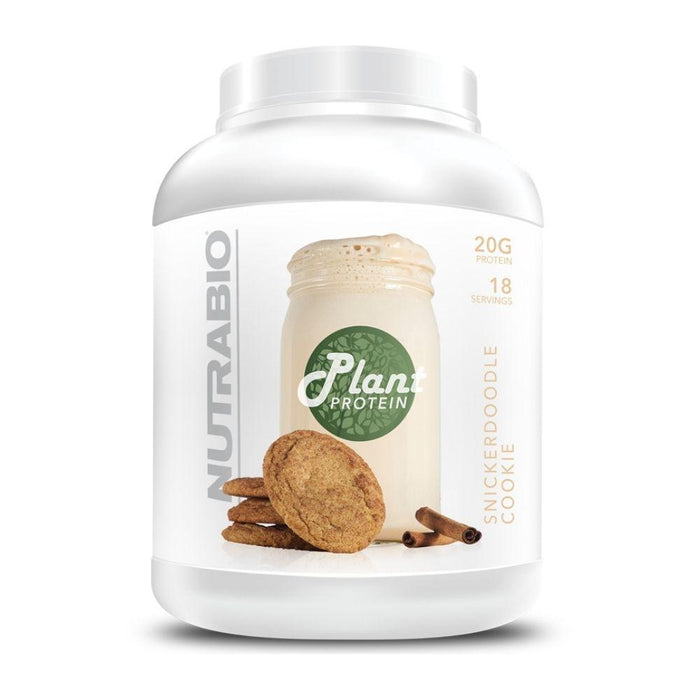 NutraBio Prohormones Snickerdoodle Cookie NutraBio Plant Protein 18 Servings