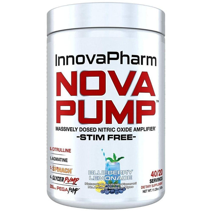 InnovaPharm Nitric Oxide Blueberry Lemonade InnovaPharm Nova Pump 40 Servings