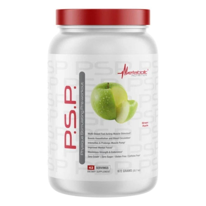 Metabolic Nutrition Nitric Oxide Green Apple Metabolic Nutrition P.S.P 672 Grams (4612432658547)