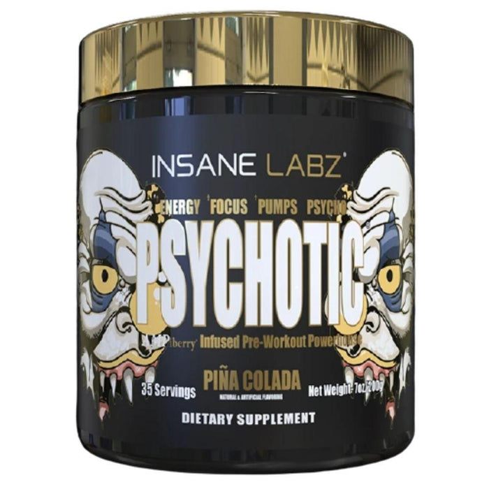 Insane Labz Sports Performance Recovery Pina Colada Insane Labz Psychotic Gold 35 Servings