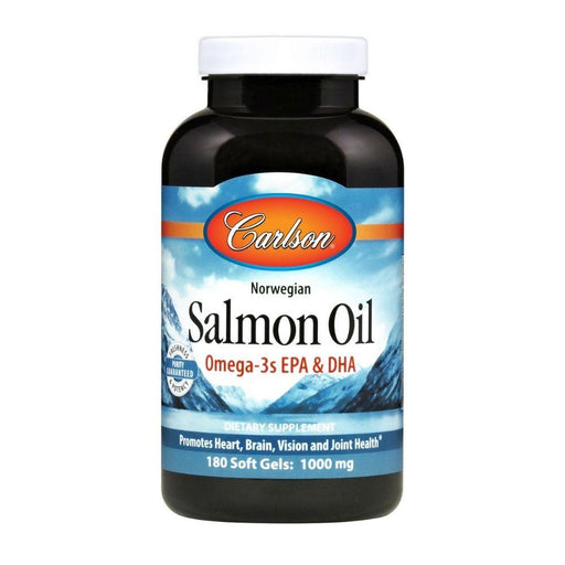 Carlson Essential Fatty Acids & - Oils Default CA NOR SALMON OIL 1000MG 180G (1778625019948)