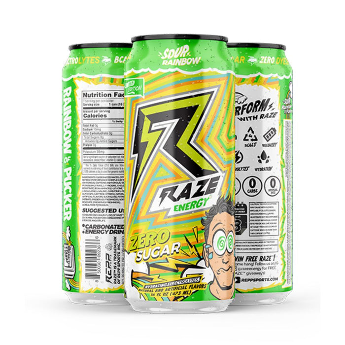 REPP SPORTS Drinks Sour Rainbow REPP Sports Raze Energy 12/Case