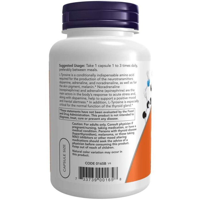 Now Foods Sports Nutrition & More Now Foods Tyrosine 750 Mg 90 Capsules